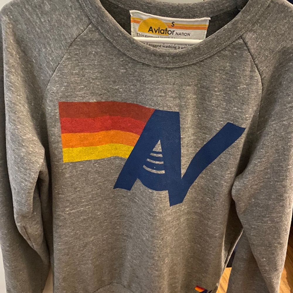 Aviator Nation logo sweatshirt